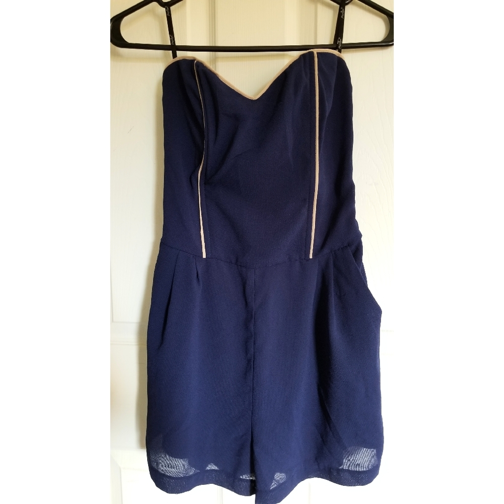 Papaya Strapless Romper